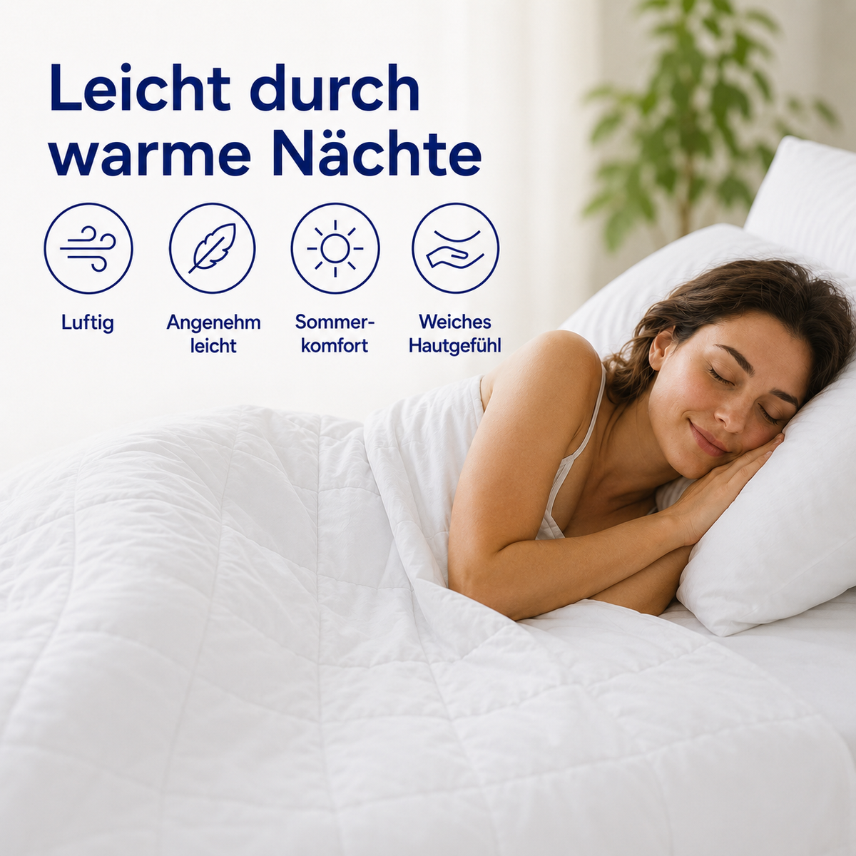 Steppbettdecke Sommer