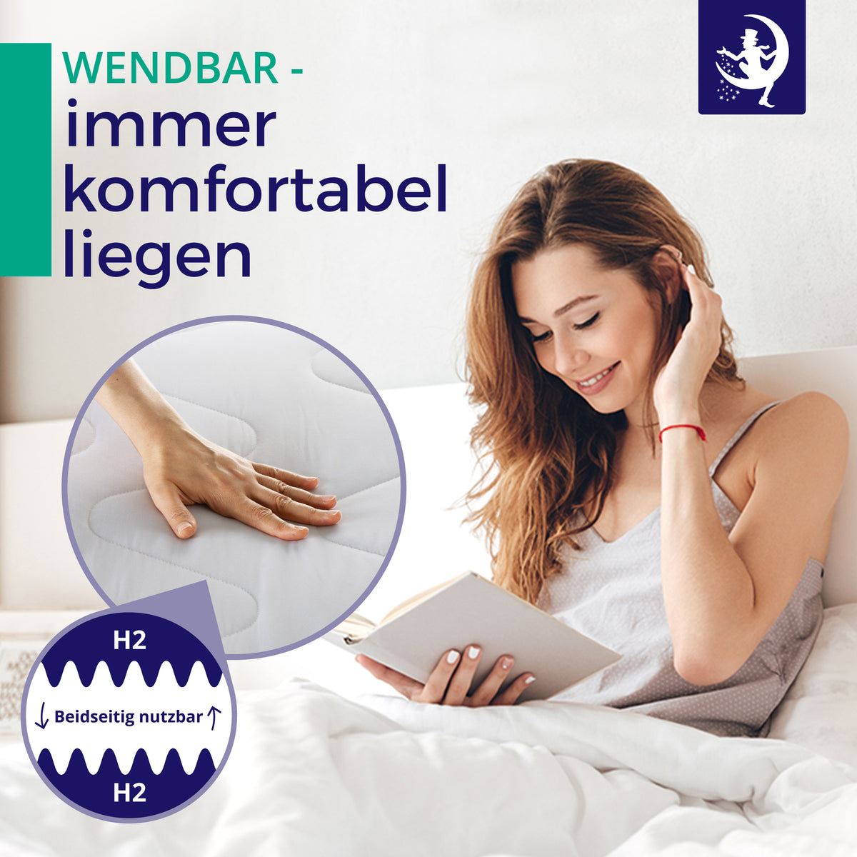 Matelas à ressorts ensachés 24cm - H3/H4 
