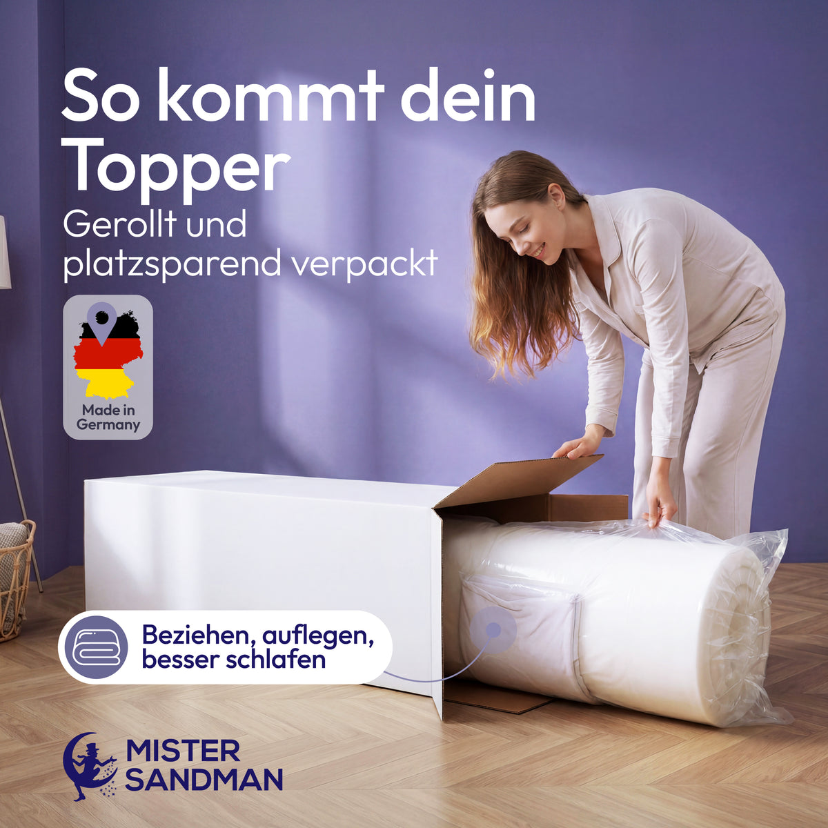 Surmatelas en mousse  froide - 5cm