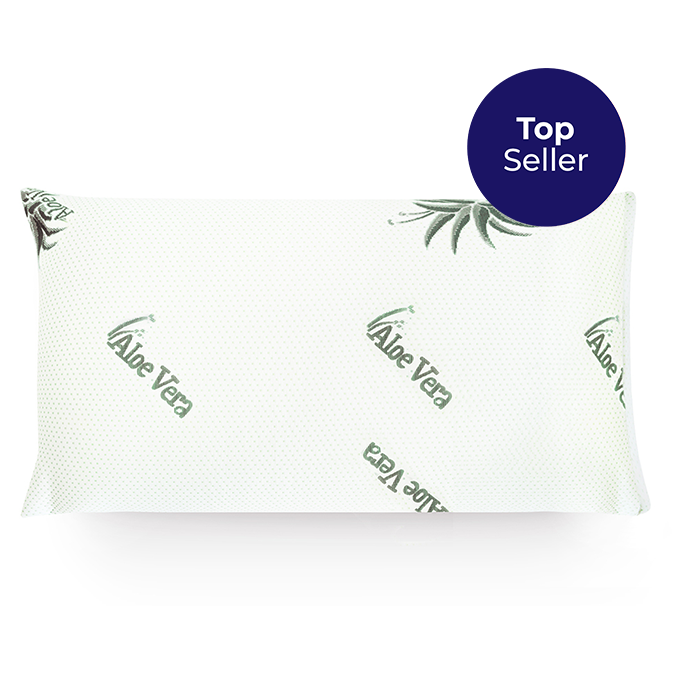 Oreiller mémoire de forme Aloe Vera - 40x80cm