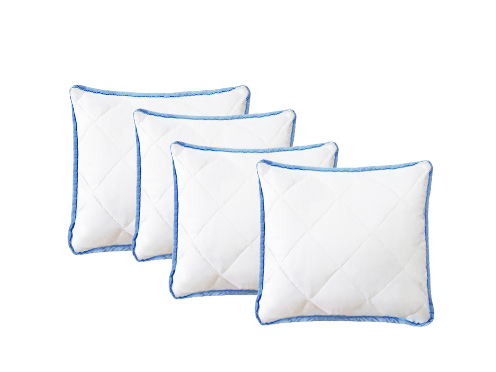 Hover image of SoftCloud Famille - Oreillers microfibres (lot de 4, bleu)